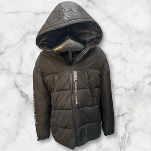 Hoodrich Men’s Wraith Puffer Winter Coat Black Size XXL